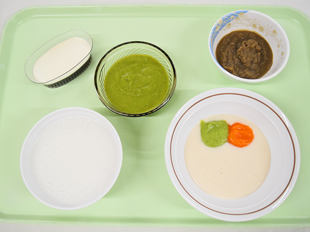 ミキサー食:かむ力・飲み込む力の低下した方向け